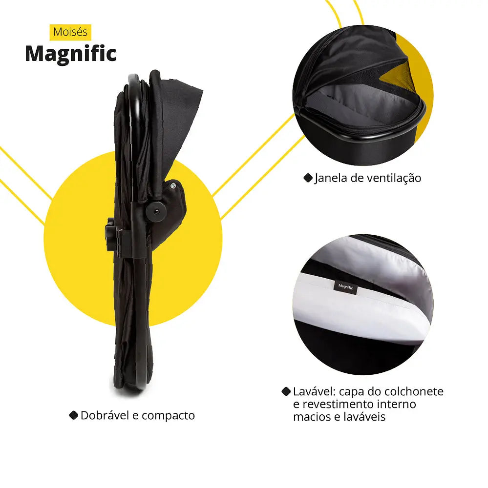 Travel System Magnific 5 em 1 Isofix – Safety 1st