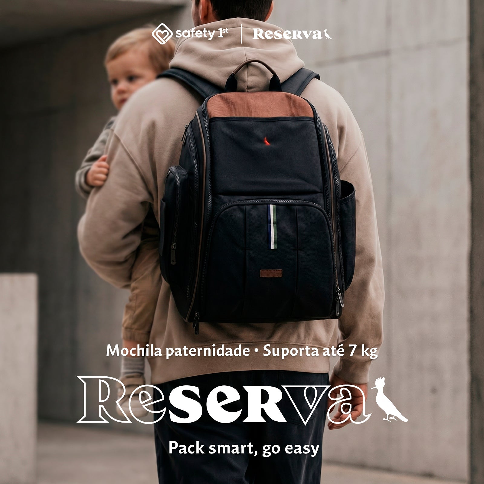 Mochila Paternidade Reserva   Safety 1st