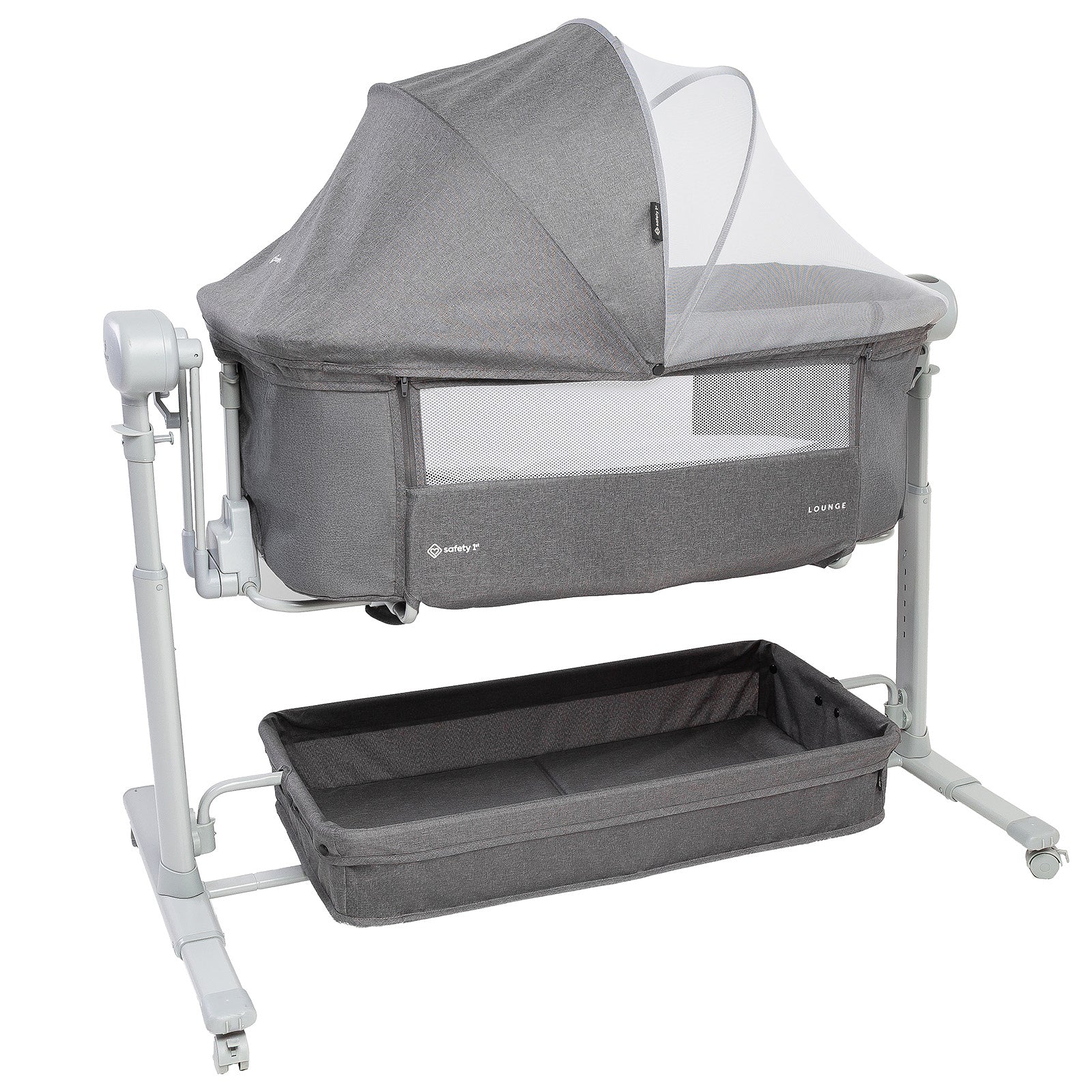 Berço Co-Bed Lounge Balanço Automático -  Grey - Safety 1st