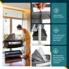 Berço Co-Bed Lounge Balanço Automático -  Grey - Safety 1st