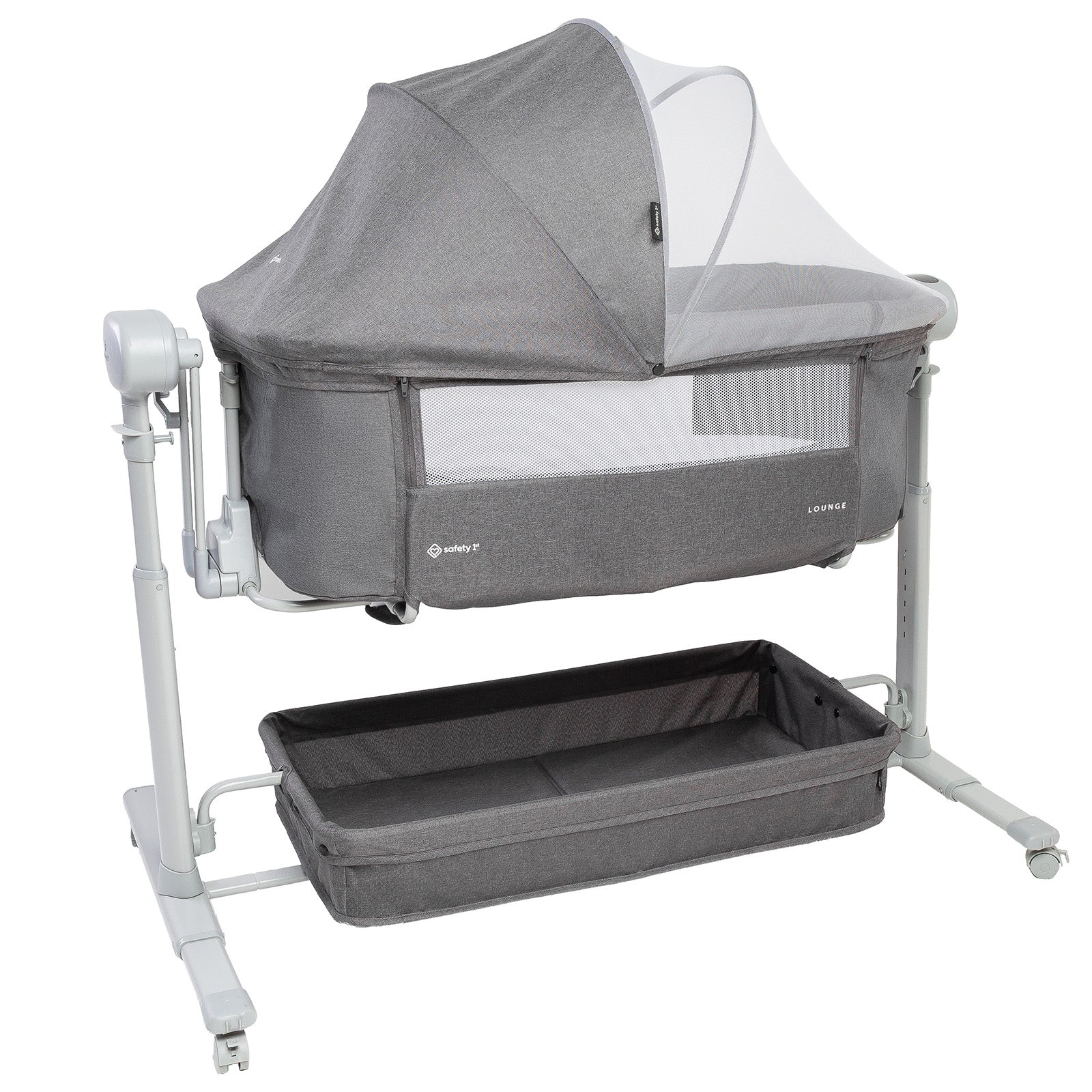 Berço Co-Bed Lounge Balanço Automático -  Grey - Safety 1st