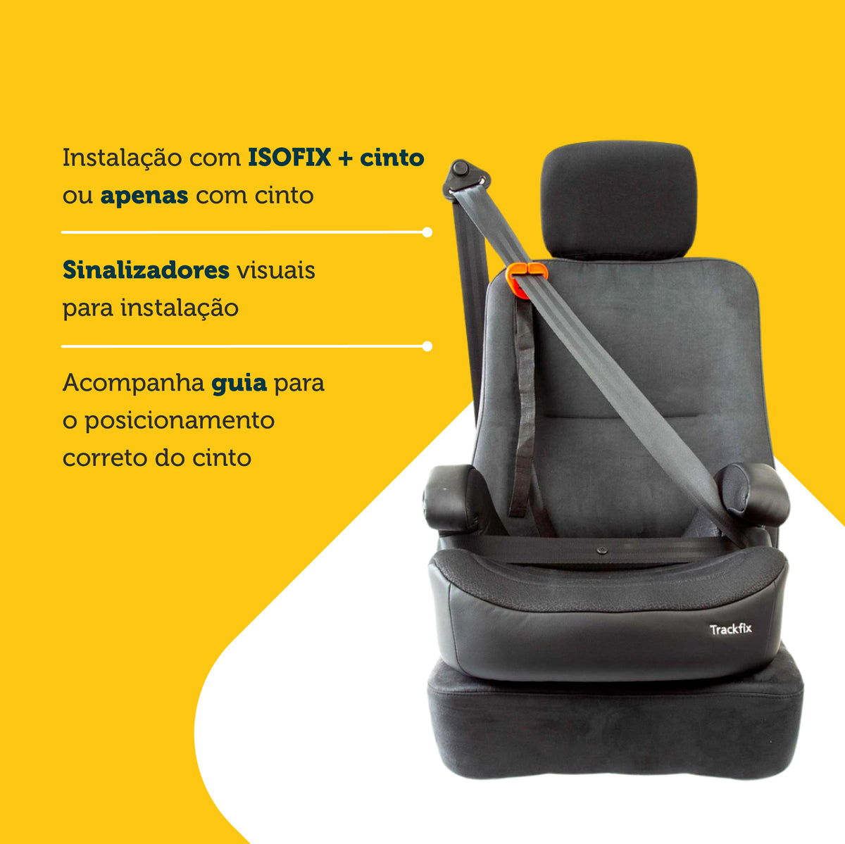 Assento de Elevação Booster Trackfix Com Conectores ISOFIX – Safety 1st