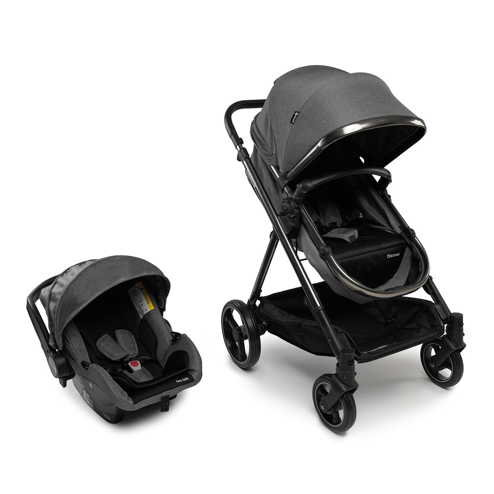 Travel System Discover Duo Safety 1st - Carrinho e Bebê Conforto