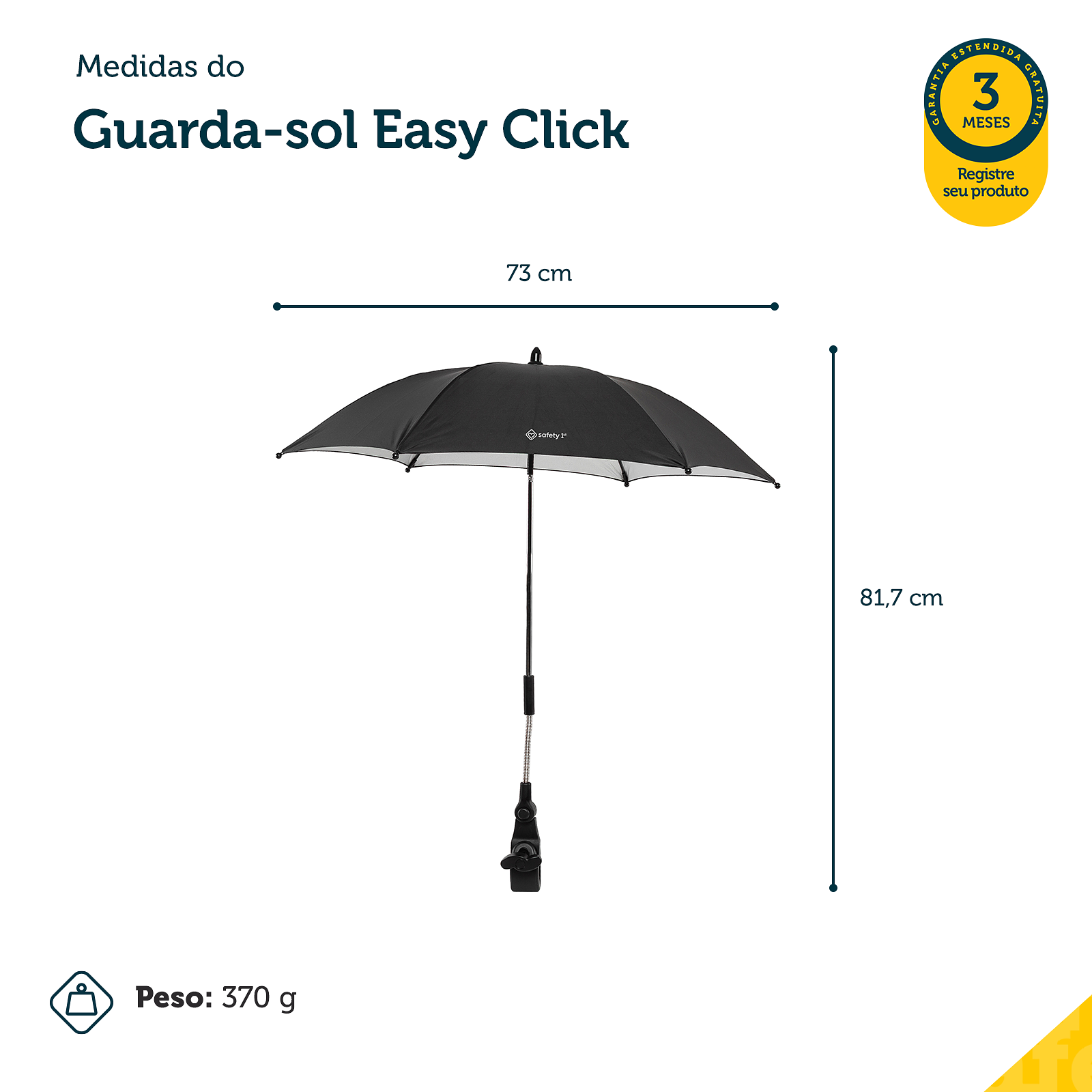 Guarda-sol Easy Click   Safety 1st