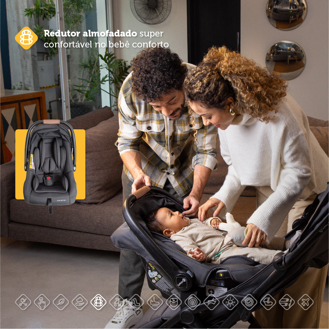 Travel System Spark Plus Trio ISOFIX - Compacto e Completo