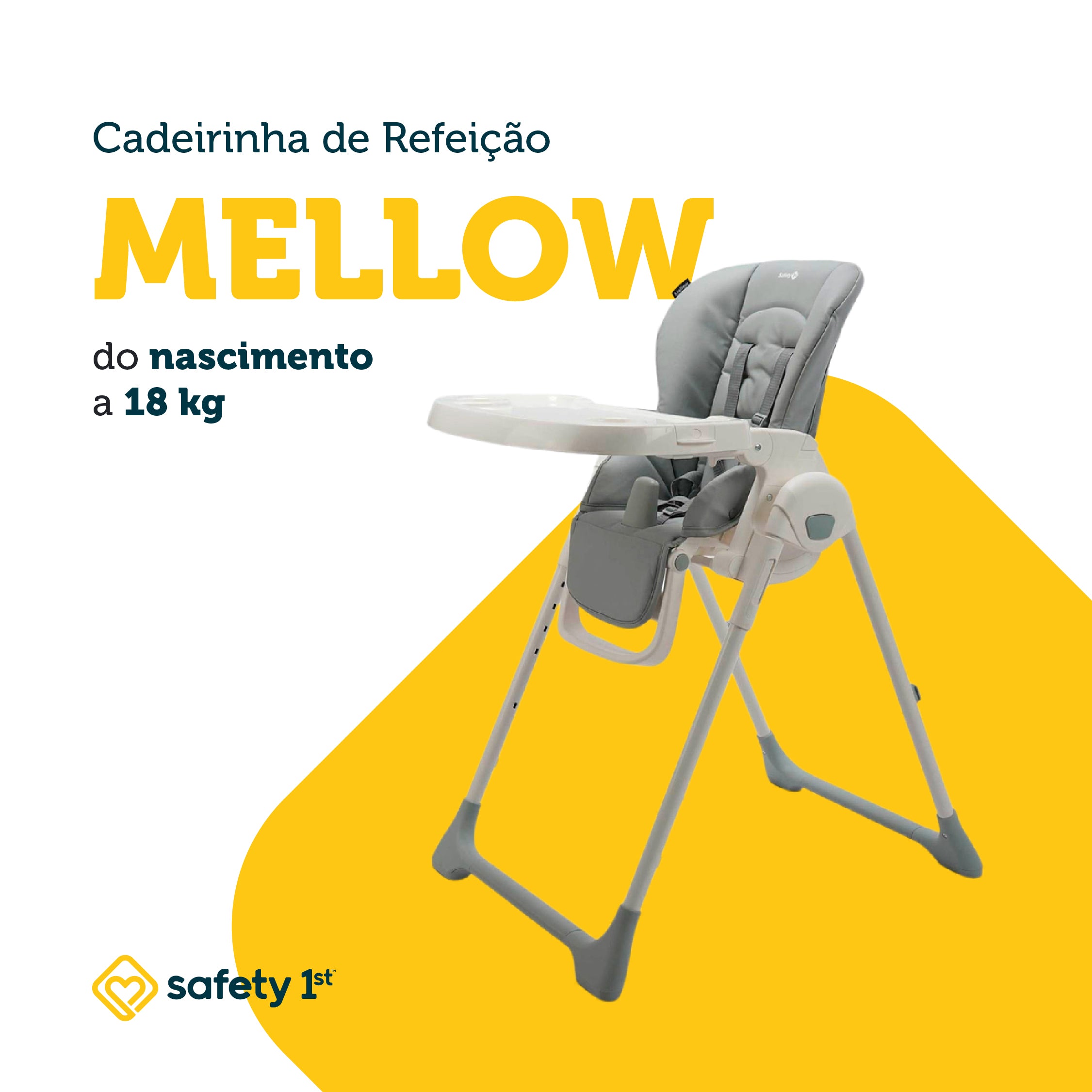 Cadeira de Alimentação Mellow Safety 1st - Design e Conforto