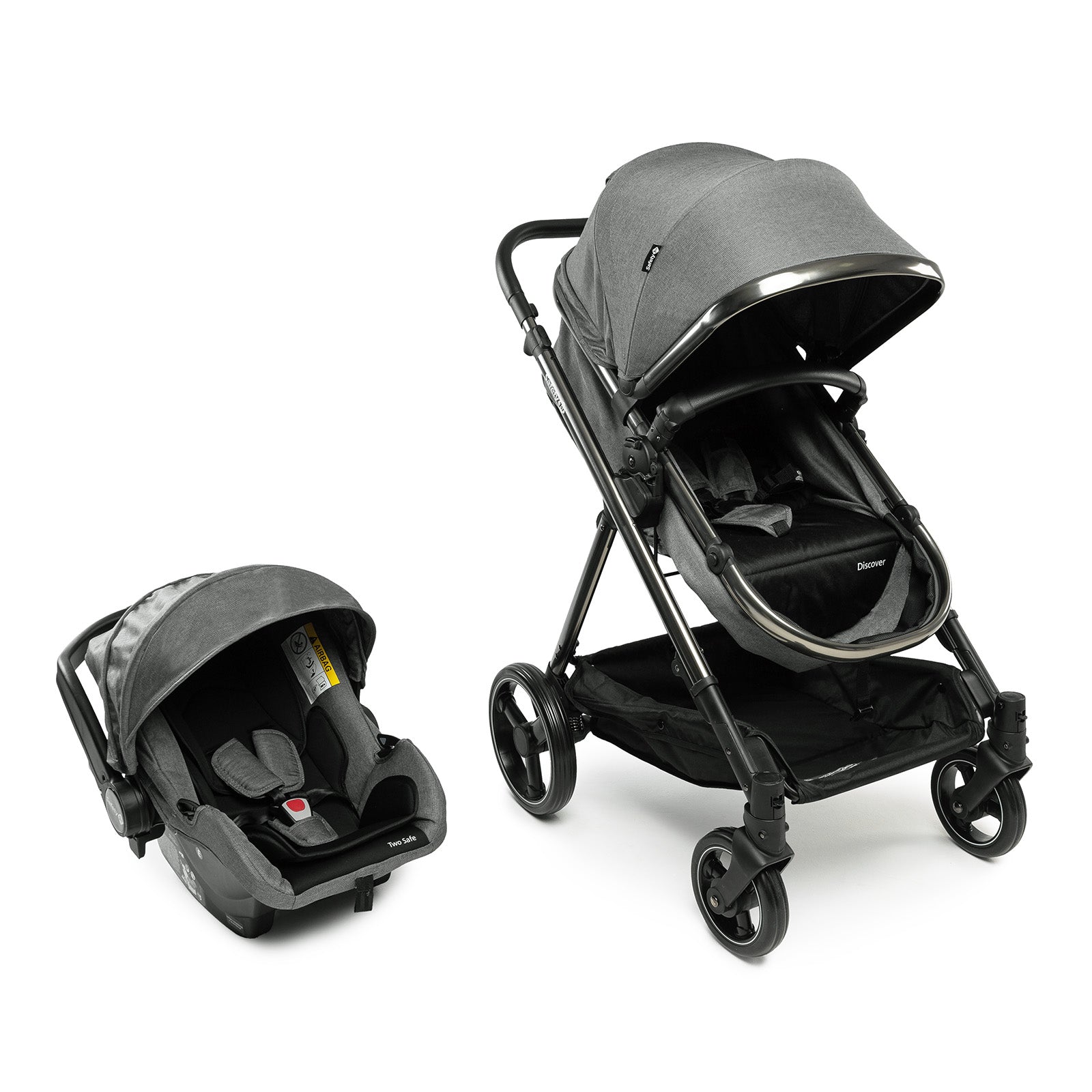 Travel System Discover Duo Safety 1st - Carrinho e Bebê Conforto