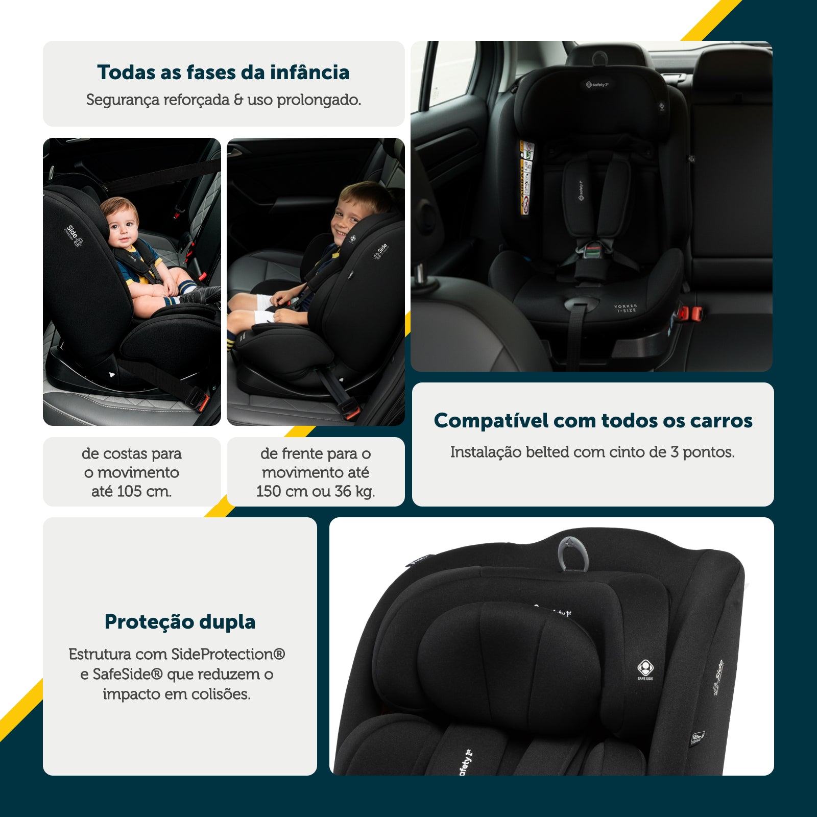 Cadeira Yorker - Black - IMP02712