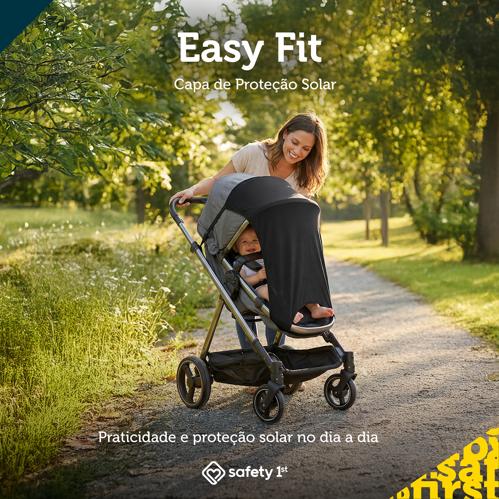 Capa de Proteção Solar Easy Fit   Safety 1st