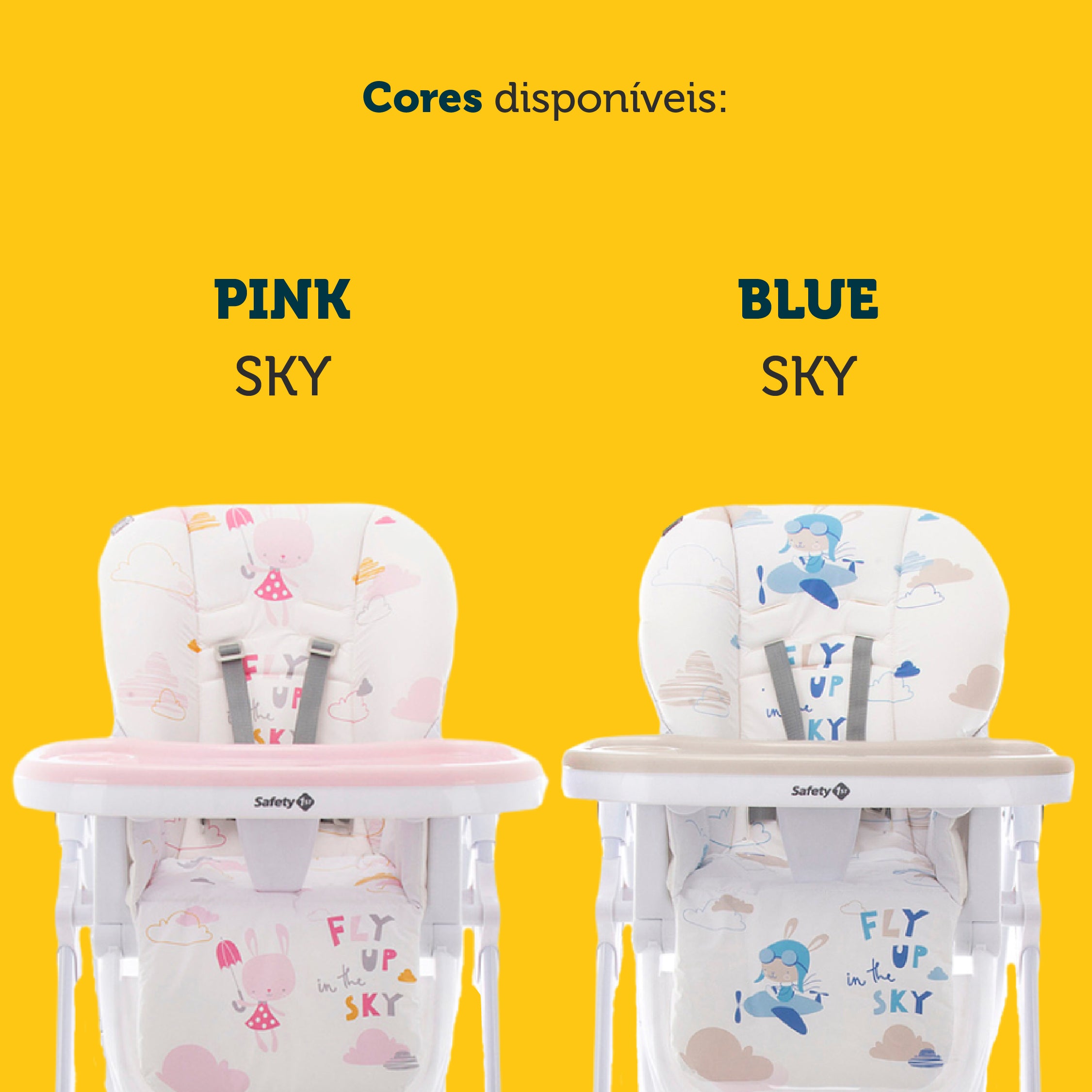 Cadeira de Alimentação Feed Safety 1st - Altura e Recline Ajustáveis