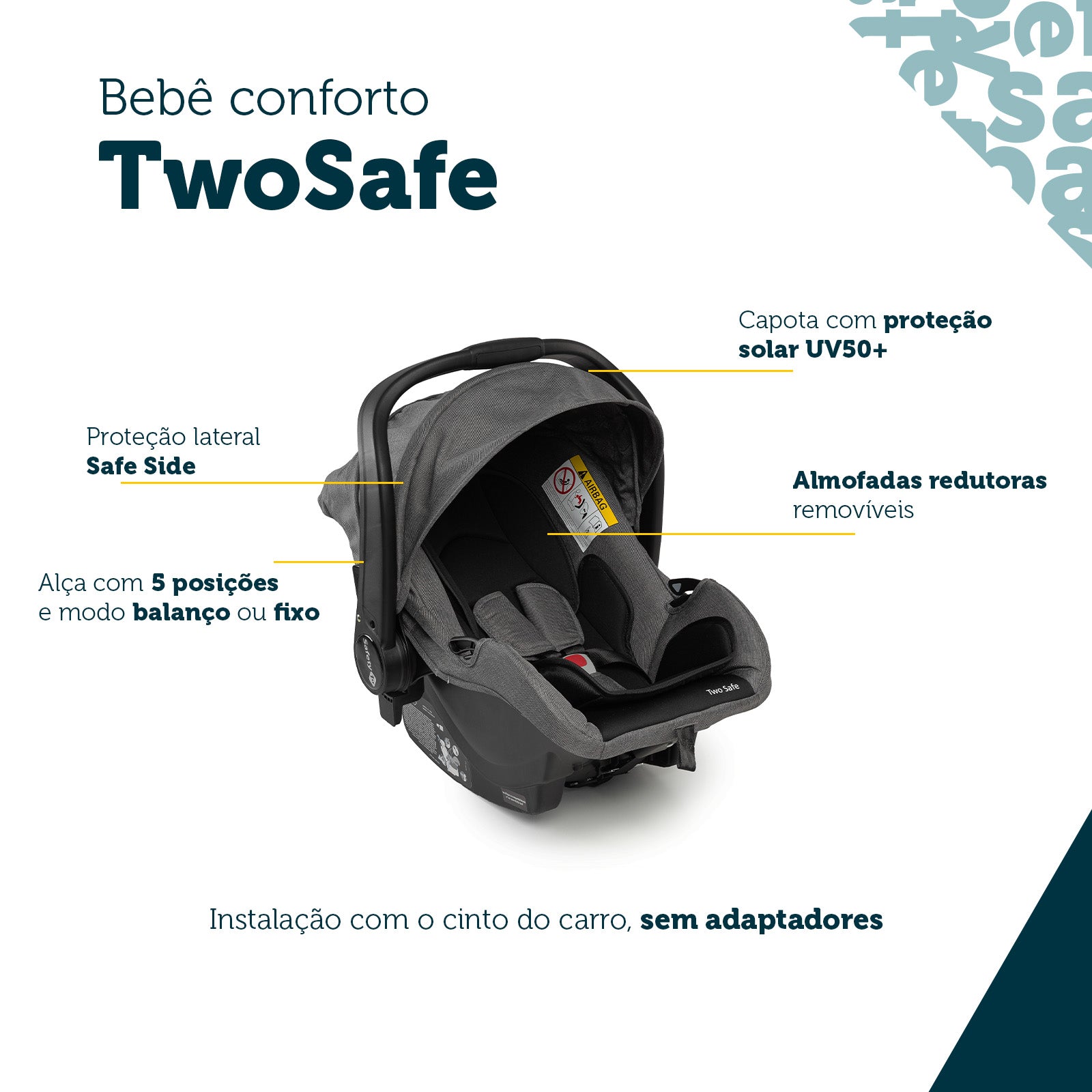 Travel System Discover Duo Safety 1st - Carrinho e Bebê Conforto