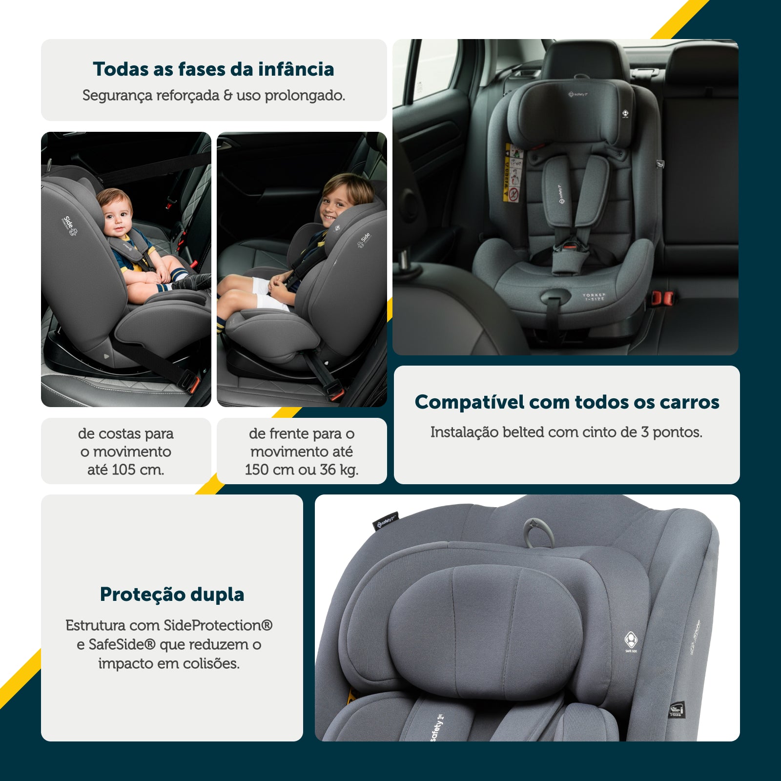 Cadeira Yorker - Grey - IMP02711