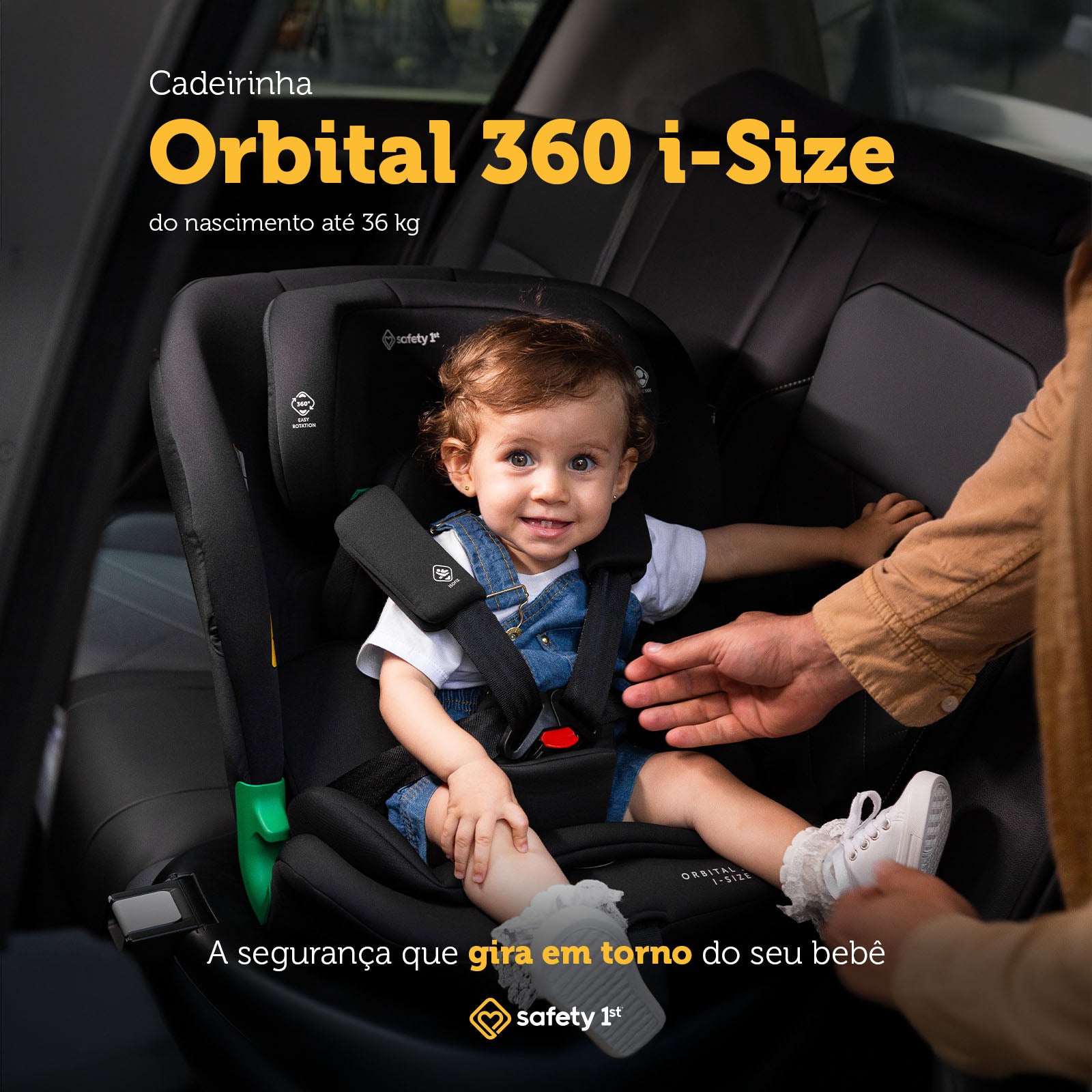 Cadeirinha Orbital 360 i-Size -  Black -  Safety 1st