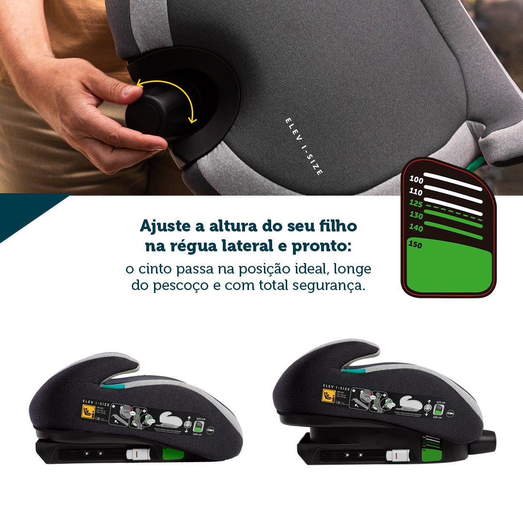 Assento de Elevação Elev I-Size Safety 1st - Máxima Segurança