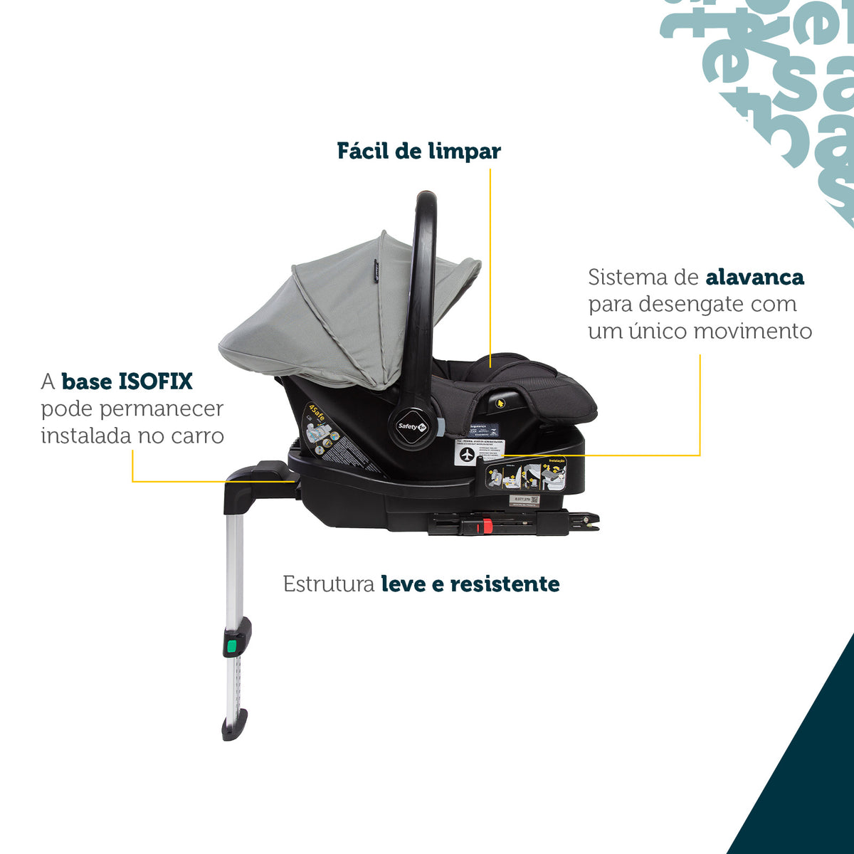 Bebê Conforto 4Safe Safety 1st - I-Size e Base ISOFIX
